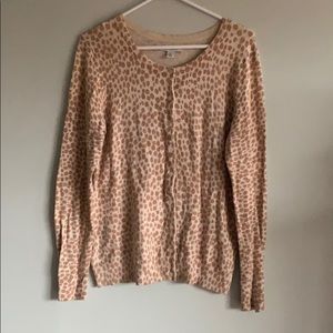 Animal Print Cardigan
